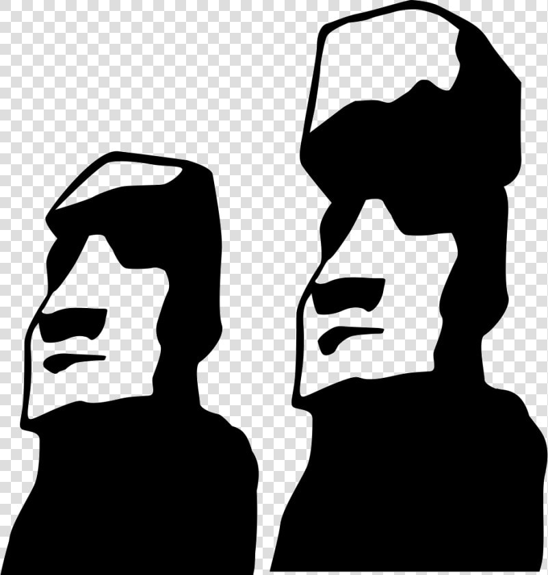 Moai Statues Pascua Island   Moai Vector  HD Png DownloadTransparent PNG