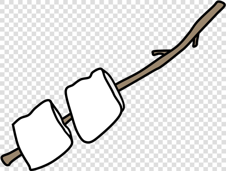 Roast Marshmallows  Fire  Stick   Marshmallows On A Stick Clip Art Png  Transparent PngTransparent PNG