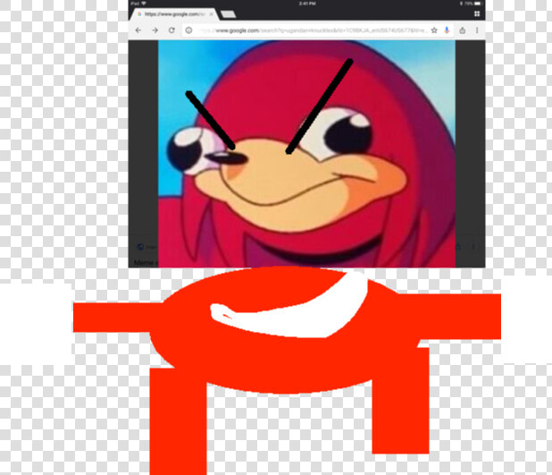 Ugandan Knuckles Png  Transparent PngTransparent PNG