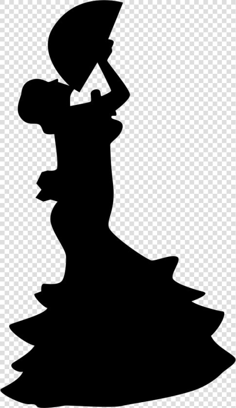 Flamenco Female Dancer Silhouette Comments   Dance  HD Png DownloadTransparent PNG