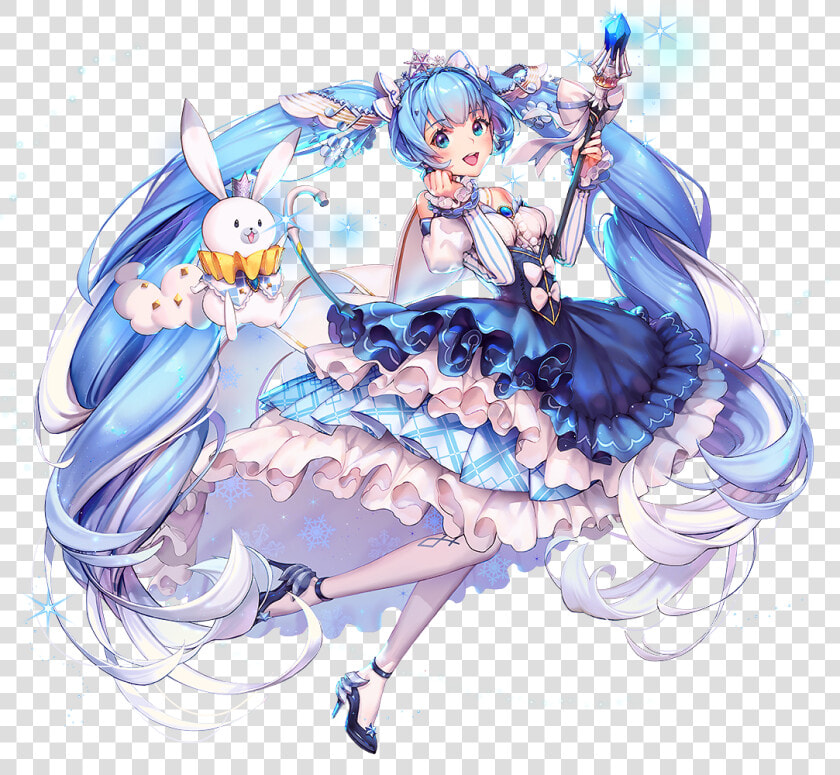 Princess Snow Miku Destiny Child Clipart   Png Download   Princess Snow Miku Destiny Child  Transparent PngTransparent PNG