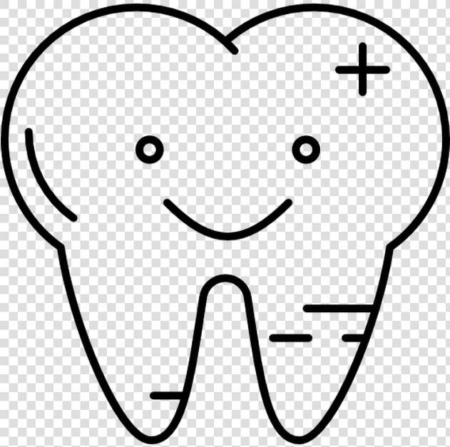 Free Download Dentistry Clipart Tooth Pediatric Dentistry   Line Art  HD Png DownloadTransparent PNG