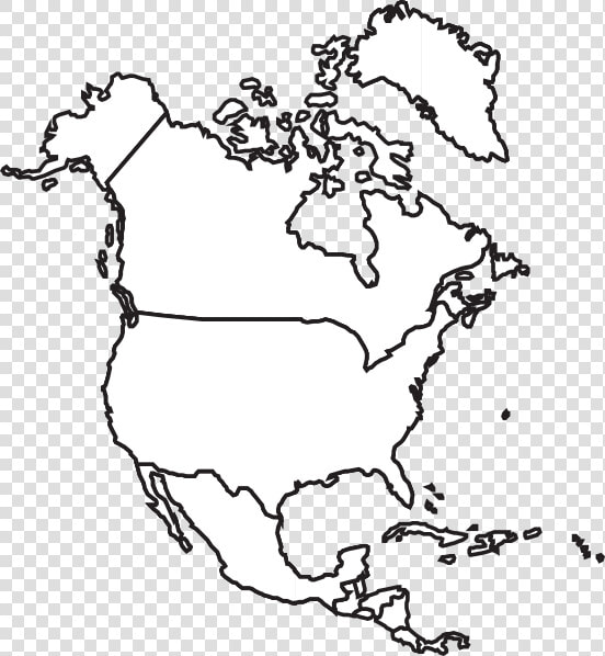 Clip Art North America Map Clipart   North America Map  HD Png DownloadTransparent PNG