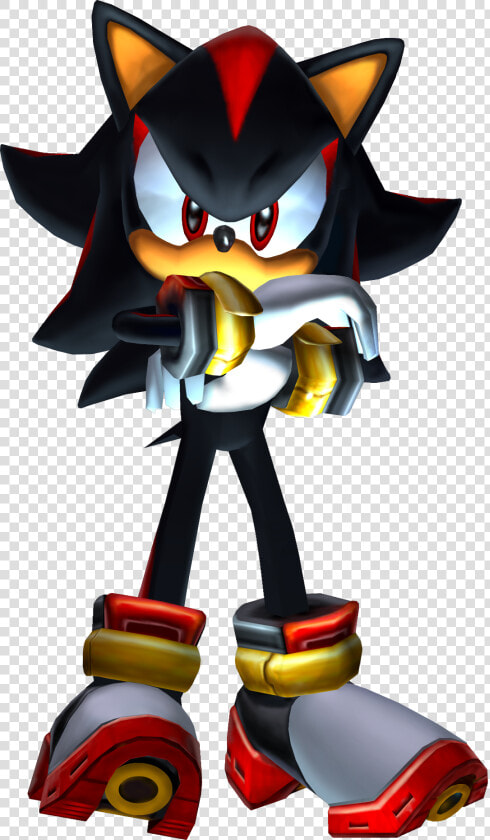 Sonic Adventure 2 Cg Signature Render   Shadow The Hedgehog Sa2  HD Png DownloadTransparent PNG