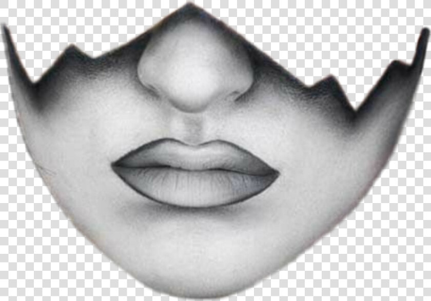 Half Face Halloween Makeup   Png Download   Cool Makeup Halloween Looks  Transparent PngTransparent PNG