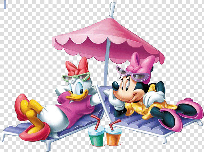 Minnie Mouse And Daisy Duck Disney Daisy Beach Clipart   Minnie Mouse Daisy Clipart  HD Png DownloadTransparent PNG