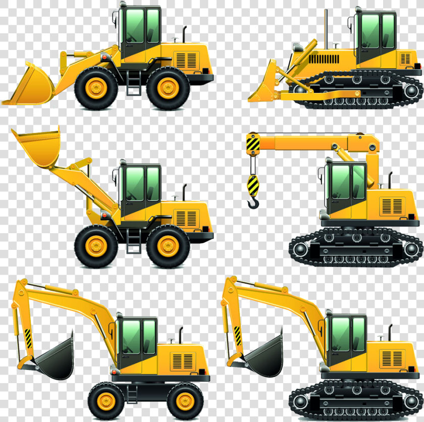 Heavy Equipment Architectural Engineering Excavator   Les Machines De Construction  HD Png DownloadTransparent PNG