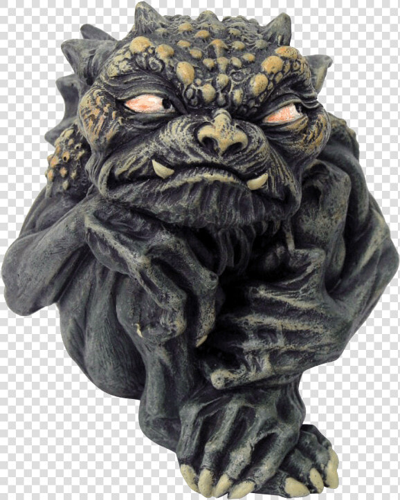 Jealous Gremlin Gargoyle Statue   Medieval Gremlin  HD Png DownloadTransparent PNG