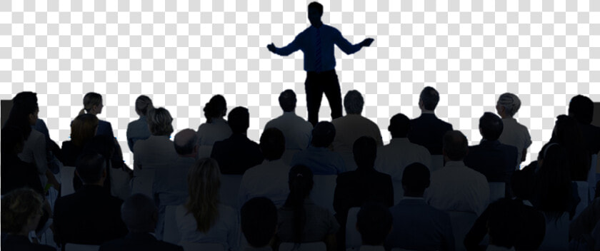 Crowd   Person Being A Leader  HD Png DownloadTransparent PNG