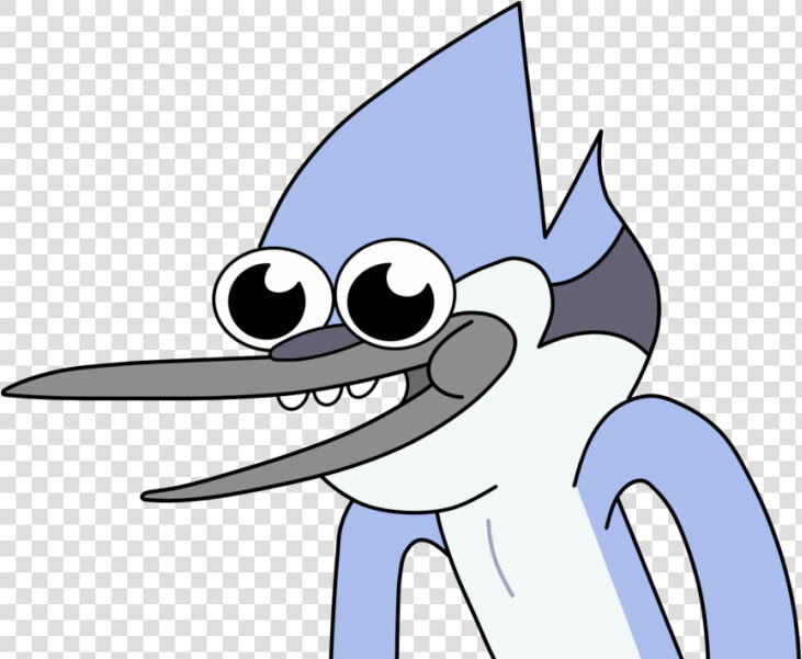 Mordecai Looking Excited ydb538   Morticia From Regular Show  HD Png DownloadTransparent PNG