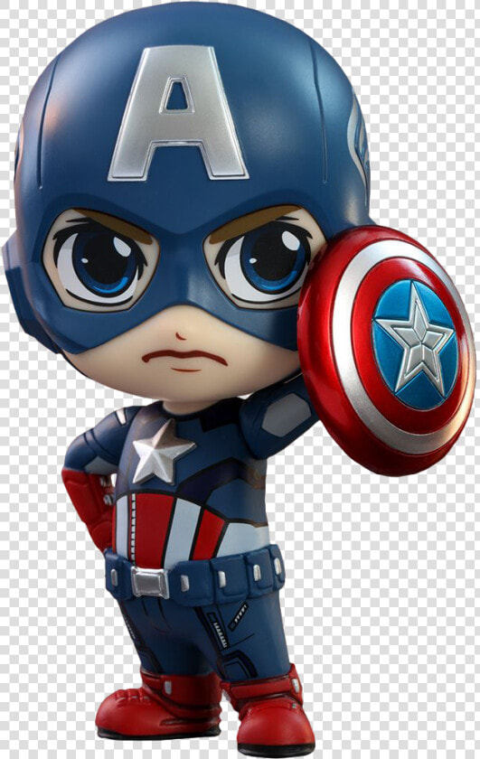 Hot Toys Cosbaby Captain America  HD Png DownloadTransparent PNG