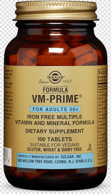 Formula Vm prime® Tablets   Solgar Hyaluronic Acid 120 Mg 30 Tablets  HD Png DownloadTransparent PNG