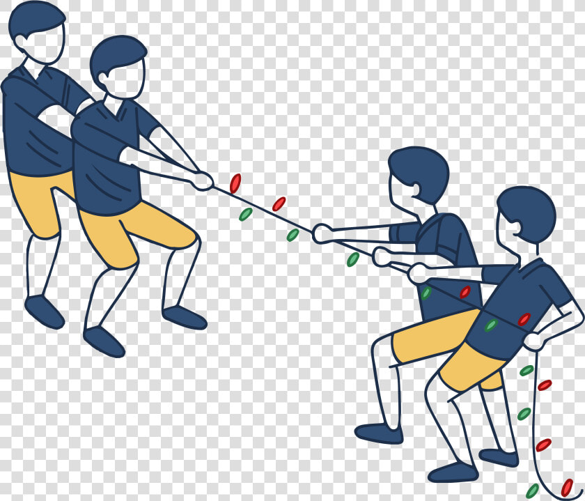 Christmas Light Tug Of War   Tug O War Transparent  HD Png DownloadTransparent PNG