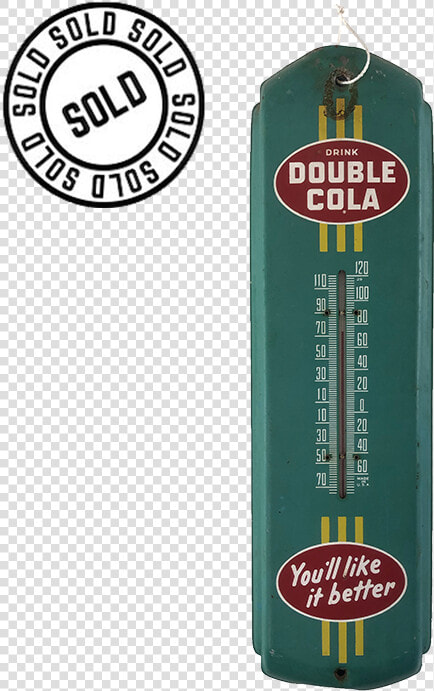 Double Cola Thermometer Cover   Cylinder  HD Png DownloadTransparent PNG