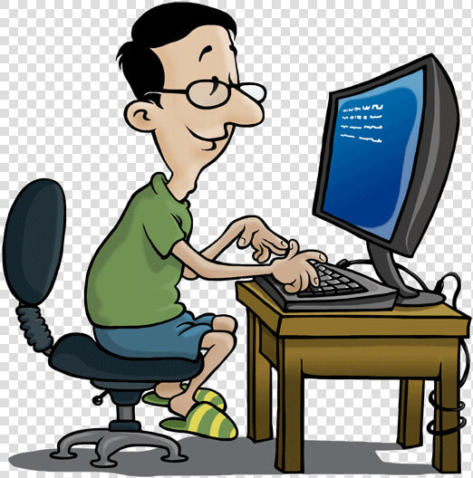 Clipart Computer Operator  HD Png DownloadTransparent PNG