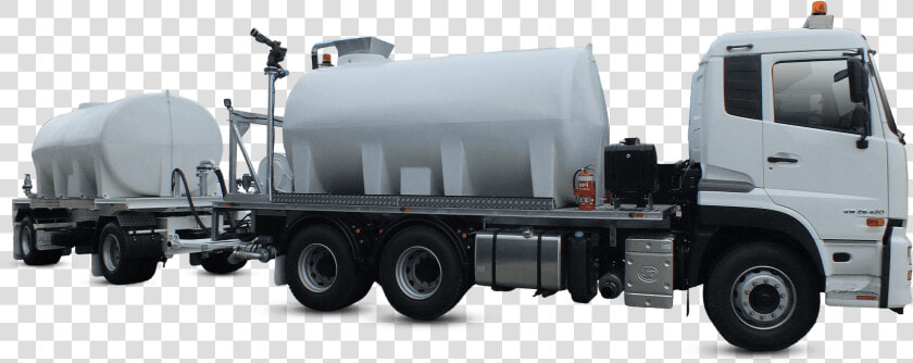 Water Truck  amp  Dog Trailer   Water Truck Png Side View  Transparent PngTransparent PNG