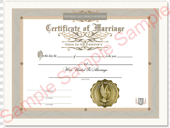 Certificate Of Marriage   Cord Marriage Certificate  HD Png DownloadTransparent PNG