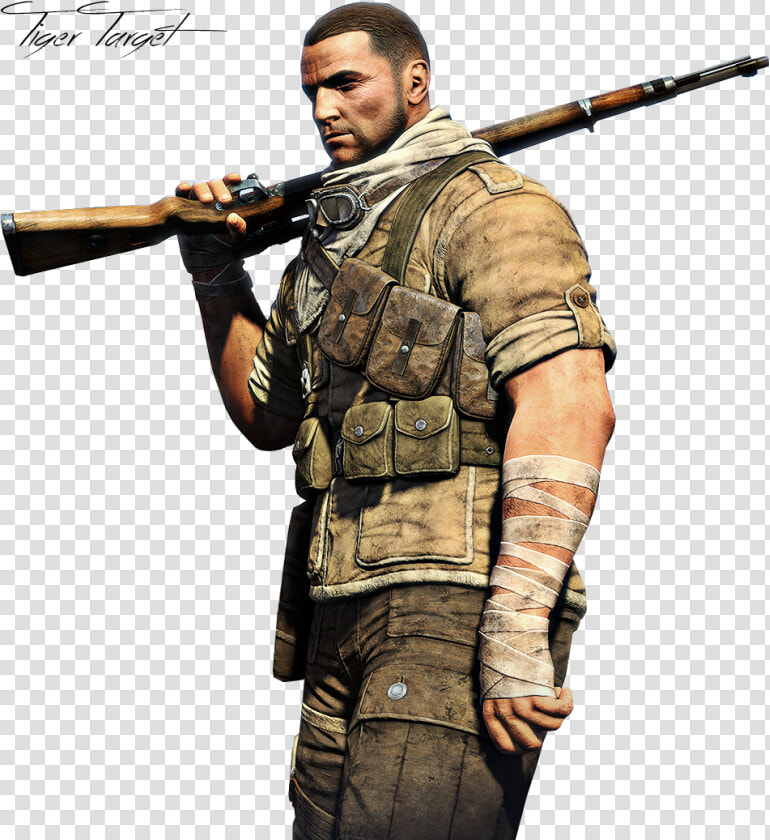 Sniper Elite Png Transparent Image   Sniper Elite 4 Render  Png DownloadTransparent PNG