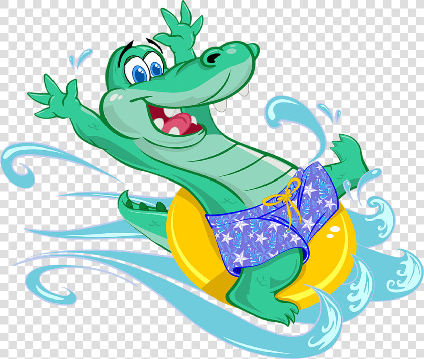 Big Rivers Waterpark And Gator Bayou Adventure Ⓒ   Dragon On Inner Tube  HD Png DownloadTransparent PNG