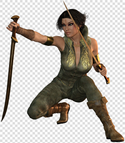 Woman  Sword  Fight  Amazone  Warrior  Heroine  Fantasy   Png Fantasy Woman  Transparent PngTransparent PNG