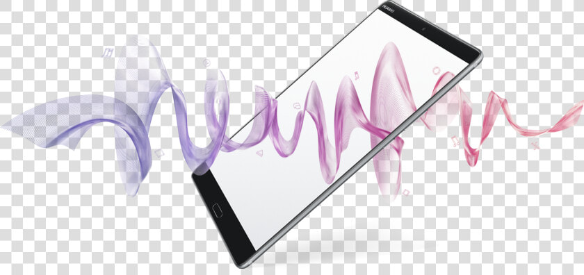 Huawei Mediapad M5 Showing Audio Waves   Huawei Mediapad T5 Banner  HD Png DownloadTransparent PNG