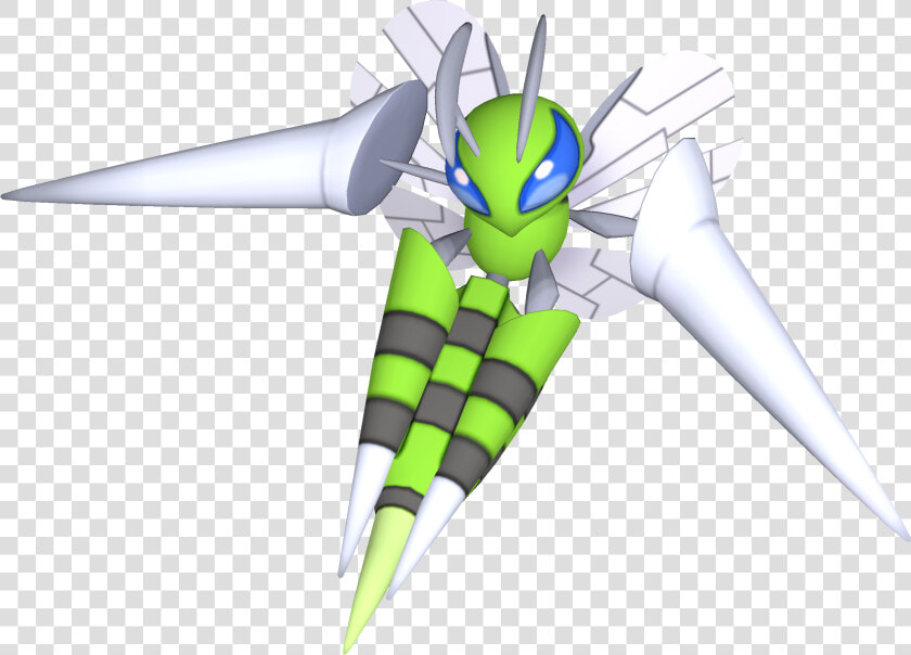 Mega Beedrill Transparent 3d  HD Png DownloadTransparent PNG