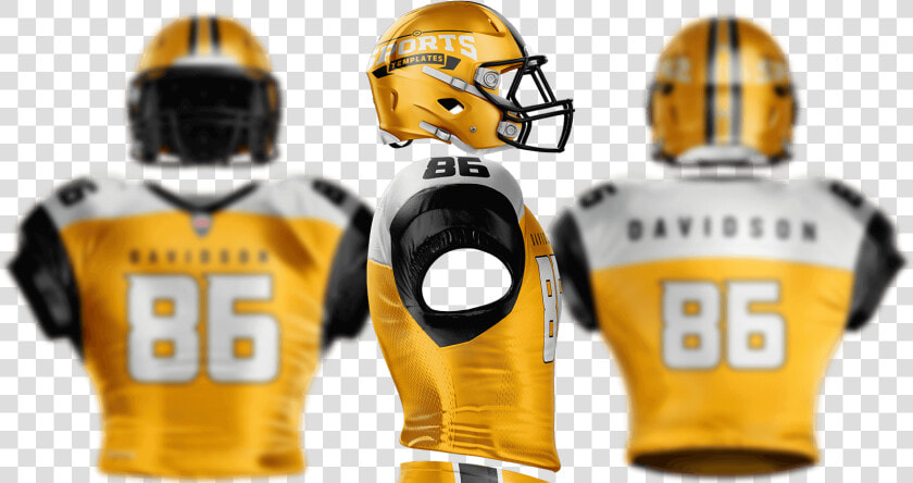 Touchdown Football Uniform Mockup   Face Mask  HD Png DownloadTransparent PNG