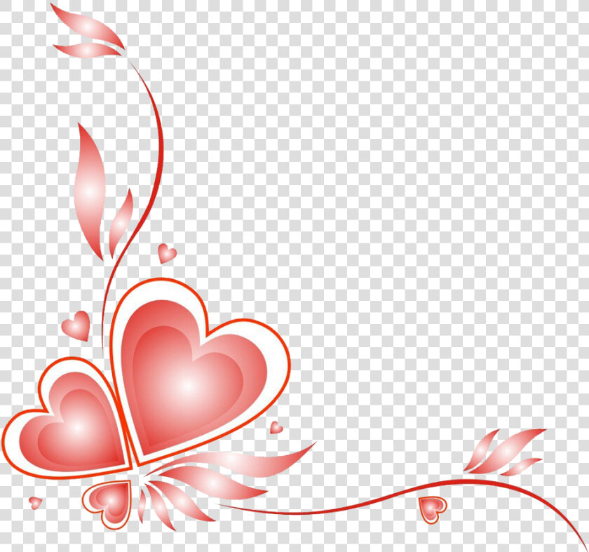 Heart Border Png Download   Transparent Love Heart Border  Png DownloadTransparent PNG