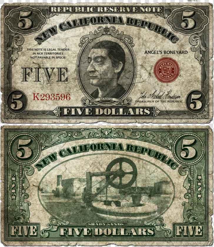 New California Republic Money  HD Png DownloadTransparent PNG