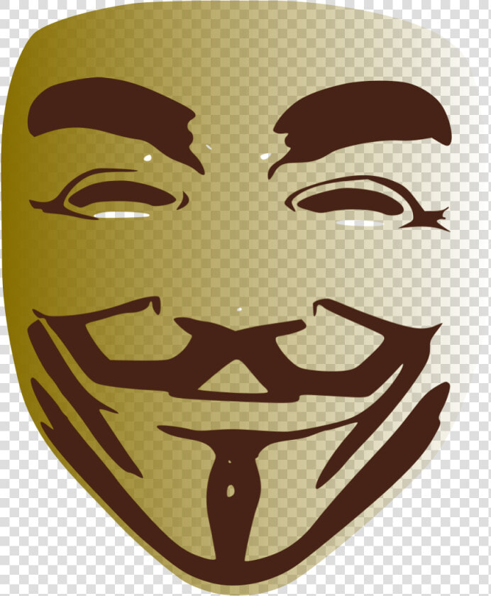 Anonymous Guy Fawkes Mask Clip Art   Mask Sticker New  HD Png DownloadTransparent PNG