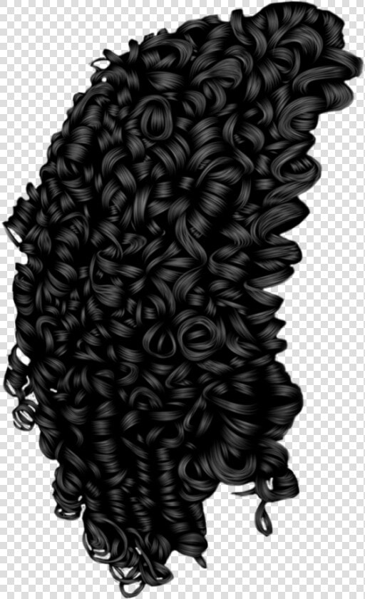 Clipart Freeuse Afro Transparent Curly   Curly Hair Drawing Png  Png DownloadTransparent PNG