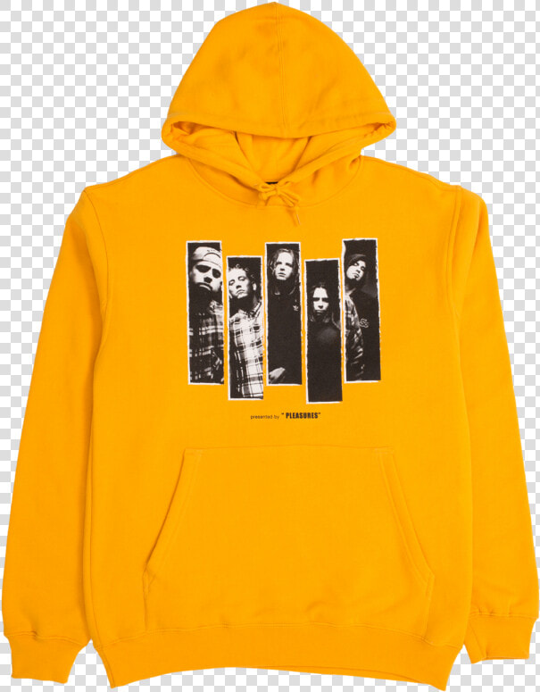 Korn Yellow Hoodie   Korn Pleasures Hoodie  HD Png DownloadTransparent PNG