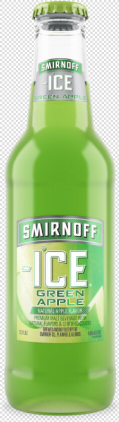 Beer bottle   Smirnoff Ice Flavors Green Apple  HD Png DownloadTransparent PNG