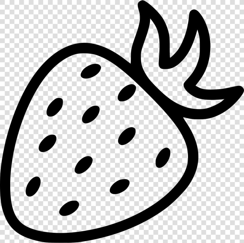 Transparent Strawberry Clip Art   Strawberry Black And White  HD Png DownloadTransparent PNG