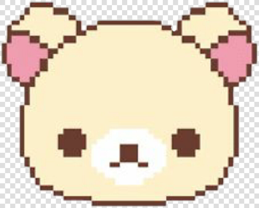 Pixel Art Kawaii Animes   Png Download   Cute Pixel Art Bear  Transparent PngTransparent PNG