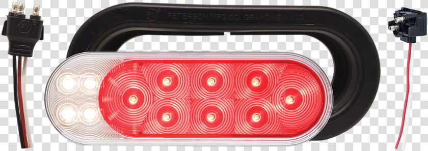 Stl211xkrbp Oval Sealed Led Stop turn tail With Clear   Light  HD Png DownloadTransparent PNG