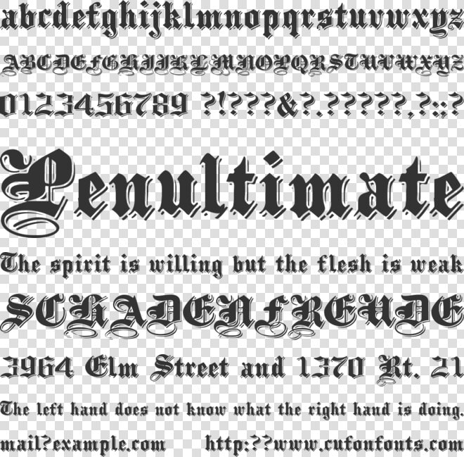 Black Chancery Font  HD Png DownloadTransparent PNG