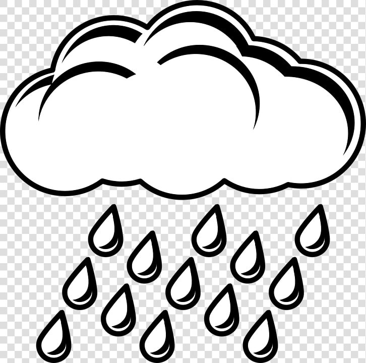 Rain Windy Clipart Rainy Day For Free And Use Images   Raining Clipart Black And White  HD Png DownloadTransparent PNG