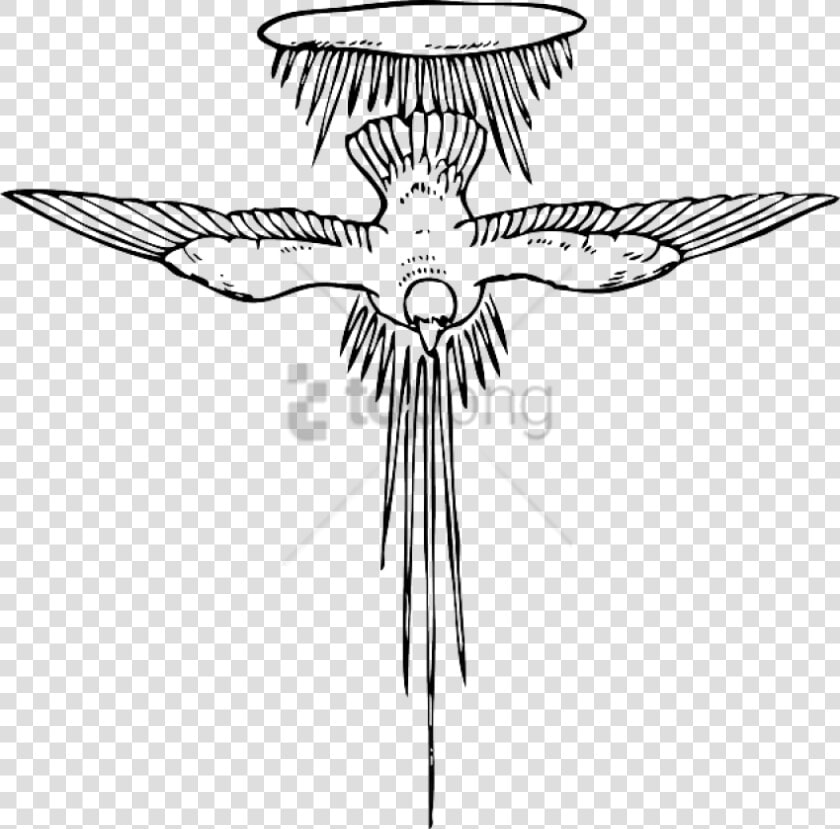 Spirit Image With Transparent Transparent Background   Holy Spirit Line Art  HD Png DownloadTransparent PNG