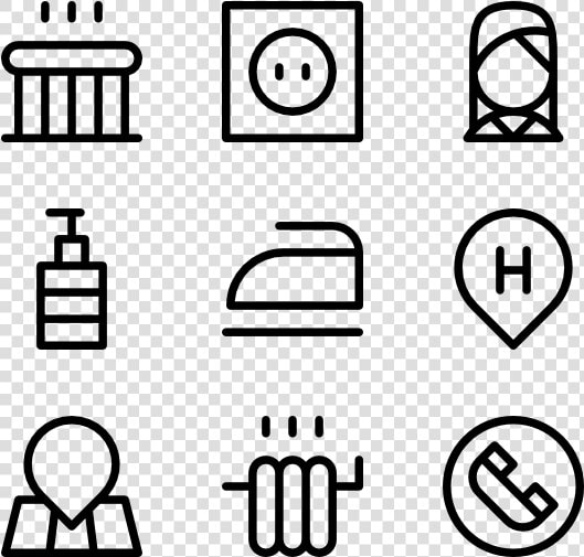 Hotel Service   Suitcase Icon Transparent Background  HD Png DownloadTransparent PNG