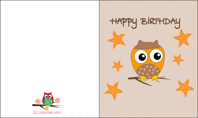 Happy Birthday Free Printable Birthday Cards Cute  HD Png DownloadTransparent PNG