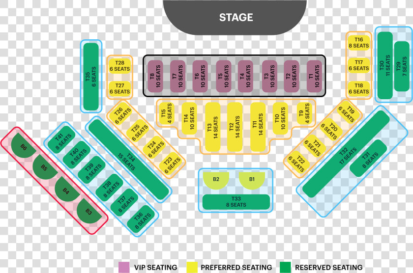 Australian Bee Gees Show Seating Chart  HD Png DownloadTransparent PNG