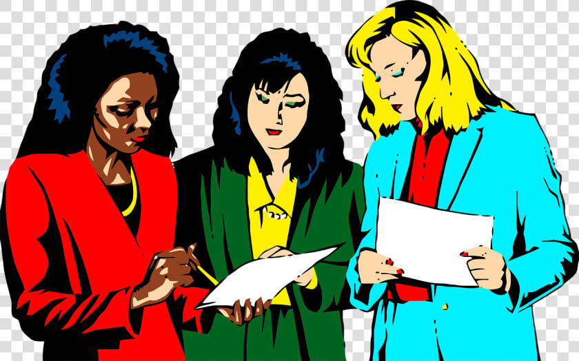 Business  Collaboration  Cooperation  Female  People   Women Clipart  HD Png DownloadTransparent PNG