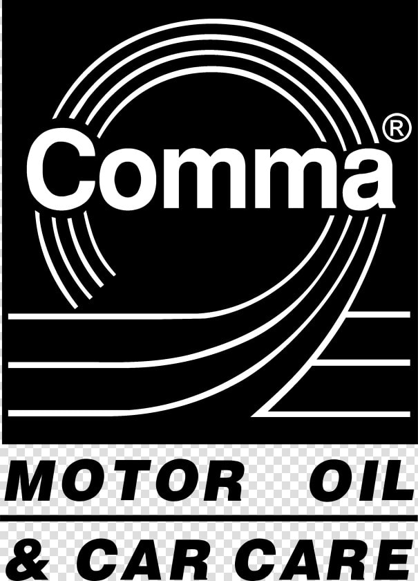 Comma Logo Black And White   Poster  HD Png DownloadTransparent PNG