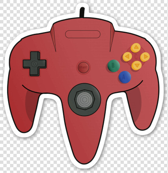 N64 Controller Sticker   Stickers N64  HD Png DownloadTransparent PNG