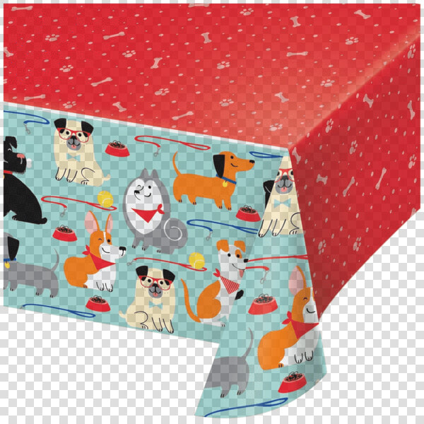 Pawesome Dog Party Table Cover   Dog Birthday Party Decorations  HD Png DownloadTransparent PNG