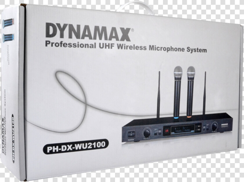 Professional Uhf Wireless Microphone System With 2   Cassette Deck  HD Png DownloadTransparent PNG