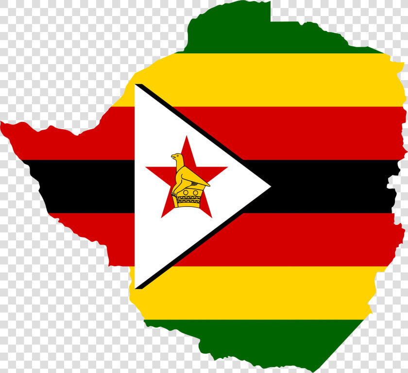 Transparent Orange Flag Png   Zimbabwe Map With Flag  Png DownloadTransparent PNG