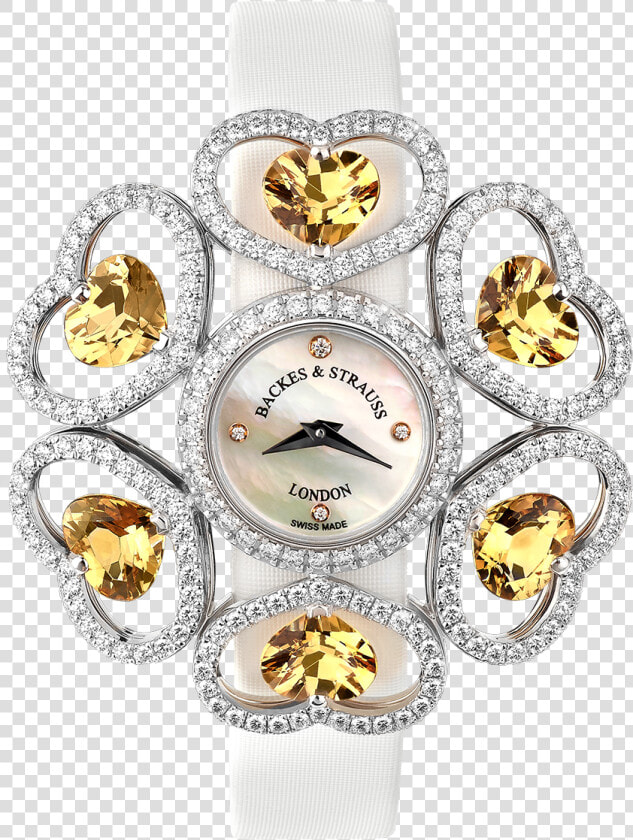 Countess Victoria Imperial Topaz Luxury Diamond Watch   Diamond  HD Png DownloadTransparent PNG