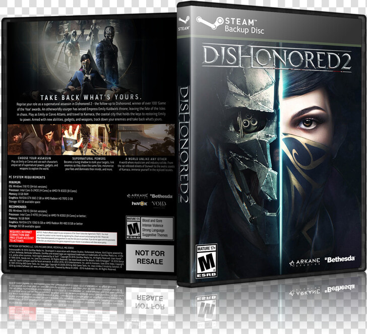 Dishonored 2 Cover Art  HD Png DownloadTransparent PNG